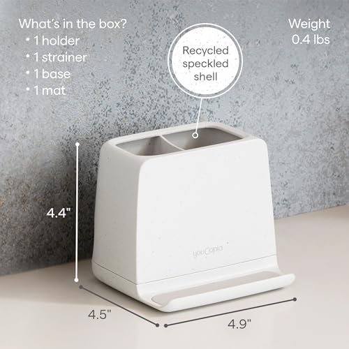 YouCopia Ledge Toothbrush Holder 2-Slot