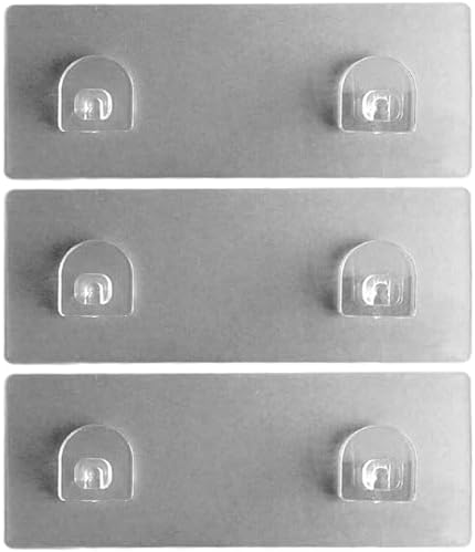 Shower Caddy Adhesive Hooks 3PCS Waterproof No Drill