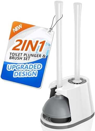 TRENTI 2-in-1 Toilet Plunger and Brush Set