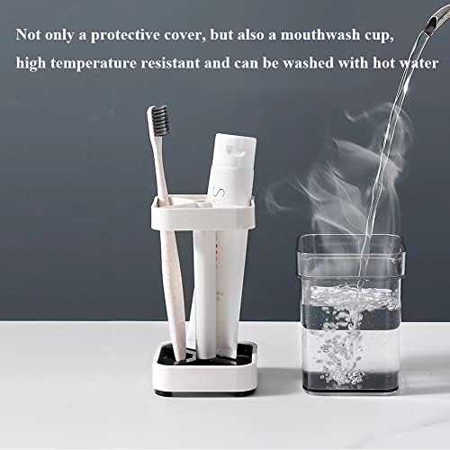 Sexoxo Toothbrush Holder with Cup and 3 Slots