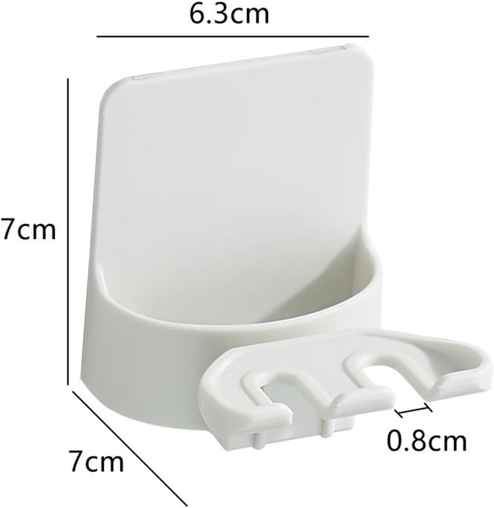 2 PCS Self-Adhesive Toothbrush Holders Wall Mounted 1