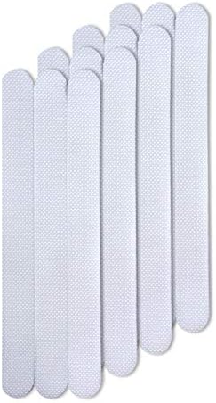 XURI Non-Slip Bathtub Stickers 12PCS Clear Safety Strips 1