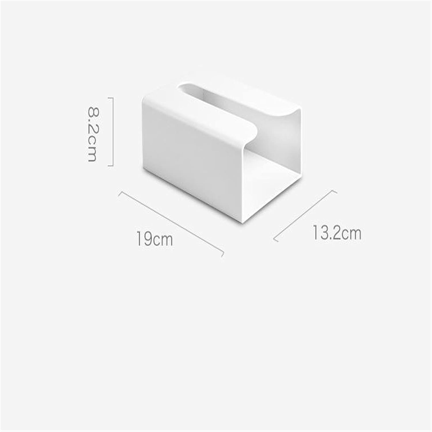 Stsmcl Tissue Box Wall Hanging Multi-Function Minimalist Storage Pink