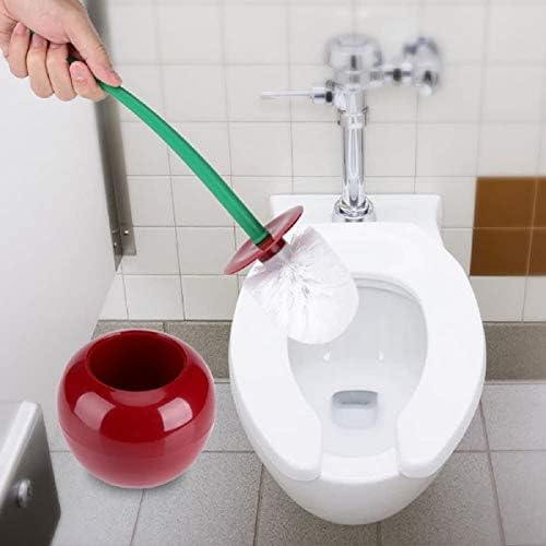 Cherry Shape Toilet Brush Set - Compact and Durable