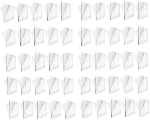 50Pcs Transparent Sticky Pads for Wall Mount Organizer
