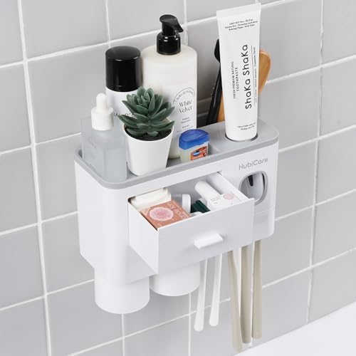 HuBDIC HubiCare Toothbrush Holder with Dispenser