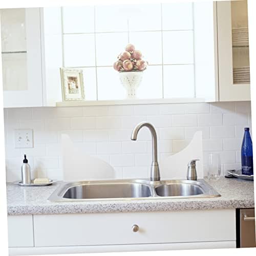 Wakauto Acrylic Bathtub Splash Guards Set Leakproof Easy Install