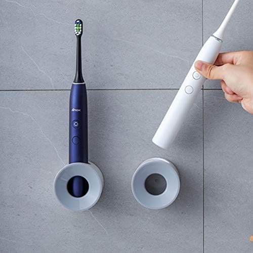 LaLand Electric Toothbrush Holder Wall Mounted 2-Pack Grey