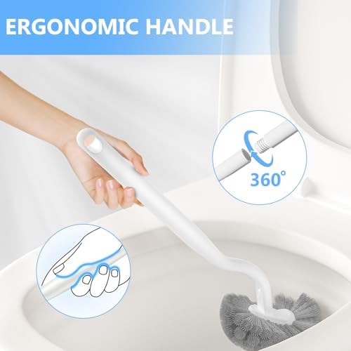 Cinola Toilet Brush and Wall Holder Set