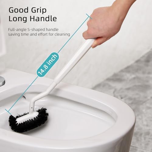 HAMITOR Toilet Brush Holder Set 2 Pack