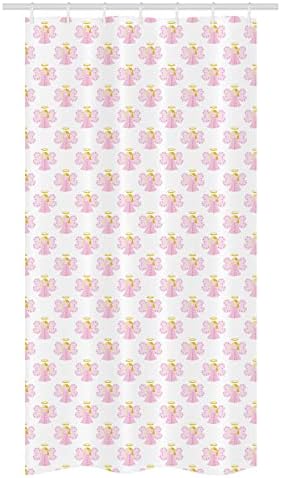 Ambesonne Angel Stall Shower Curtain Set