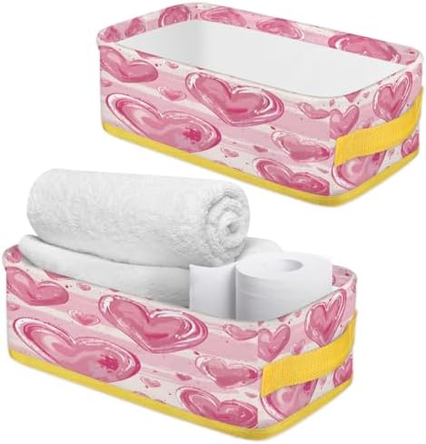 Love Heart Shape Toilet Paper Baskets for Bathroom