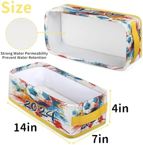Soccer Balls Toilet Tank Topper Paper Basket