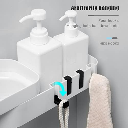TYZK Shower Shelves Wall Mount Storage Rack