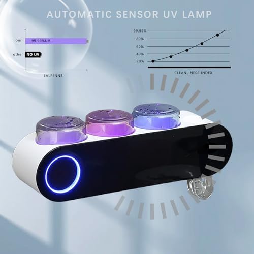 LALFENNB Smart Toothbrush Holder with Dispenser