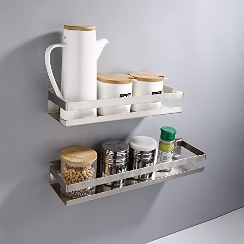 BAHELS Modern Shower Caddy 20-50cm Corner Shelf Organizer