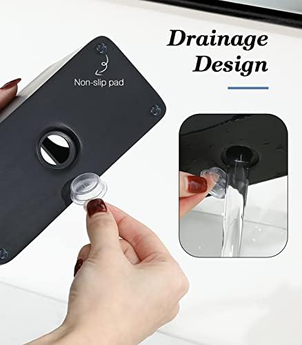 Luxspire Toothbrush Holder - Black 3 Slots