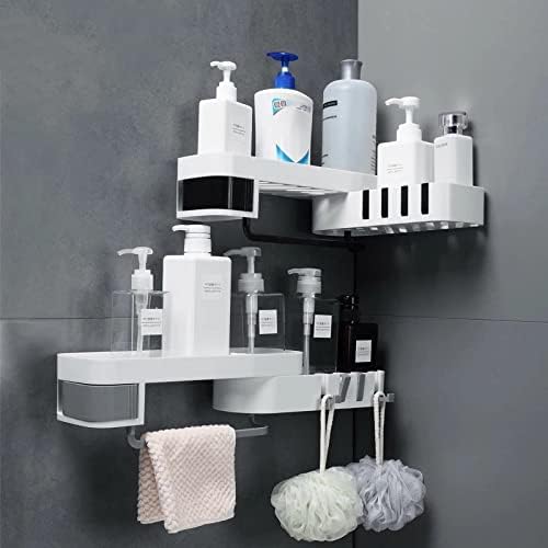 TYZK Shower Shelves Wall Mount Storage Rack