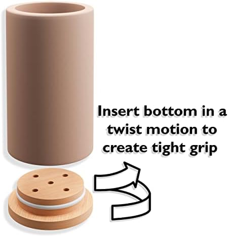 Matani Bamboo Diatomite Toothbrush Holder - Light Grey