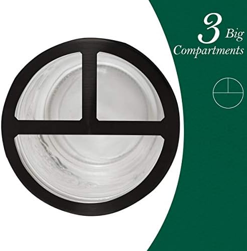 Bonris 16oz Glass Toothbrush Holder with Stainless Steel Lid