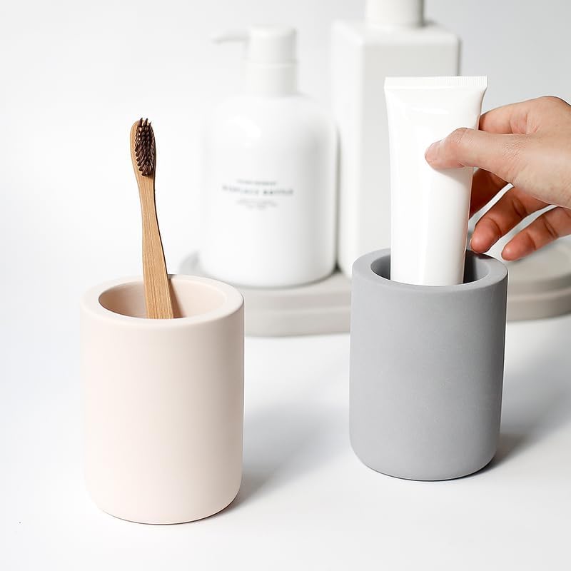 Selegna Drying Stone Toothbrush Holder - Dark Grey