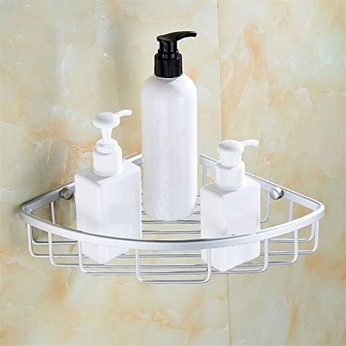 BAHELS Corner Shower Caddy with 1 Tier Aluminum Shelf