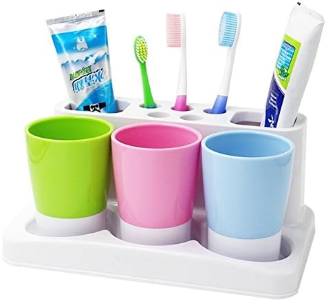 ENJOYPRO 5 Hole Toothbrush Holder Set