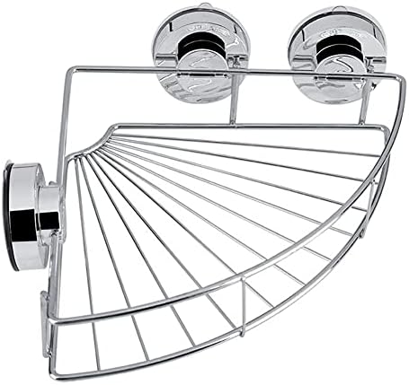 BAHELS Corner Shower Caddy with Vacuum Suction Cup