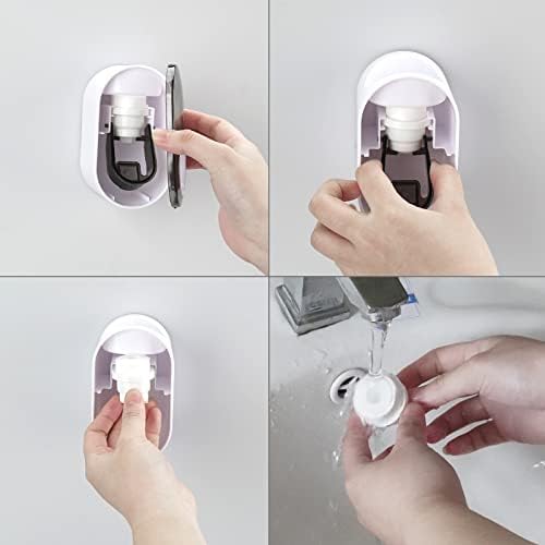 Toothbrush Holder with Cover and Squeezer - Grey