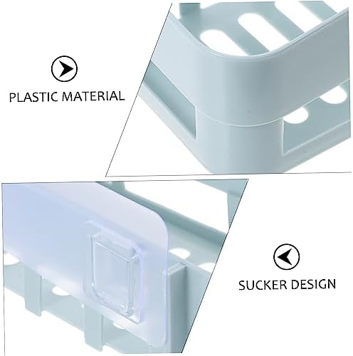 Amosfun Adhesive Shower Caddy with Dry Storage