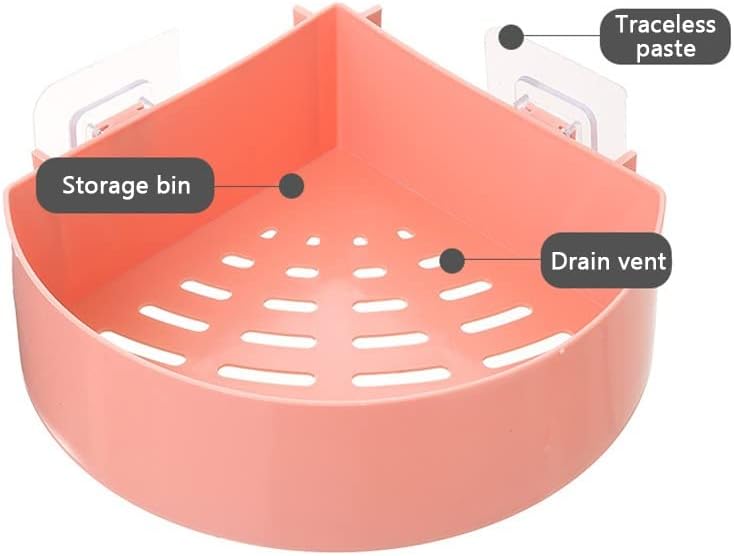 Yountiger Bathroom Shelf Organizer Shampoo Storage Basket