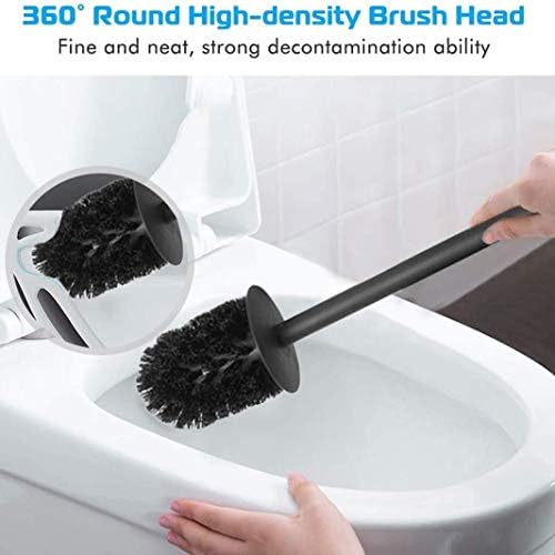 BGL 304 Stainless Steel Black Toilet Brush Set