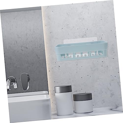 Amosfun Adhesive Shower Caddy with Dry Storage