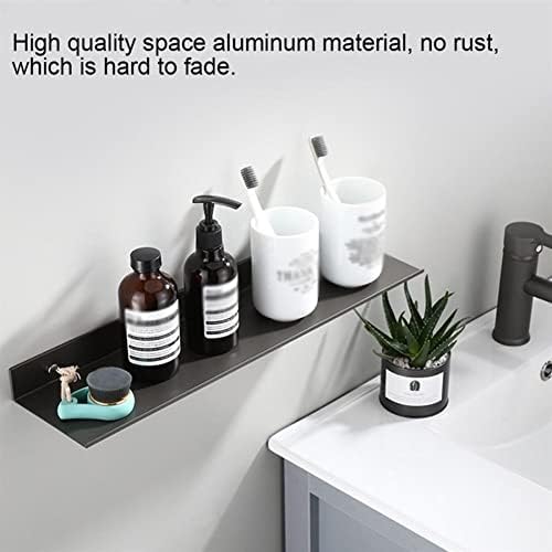 BAHELS 40cm Shower Caddy Aluminum Wall Mounted Shelf Organizer