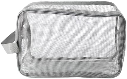 Ainiveiya 1PC Portable Mesh Shower Bag for Travel