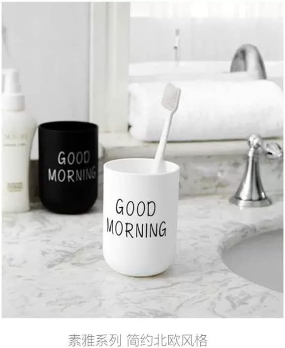 JinRu BaoHua 2pcs Toothbrush Holder Cups