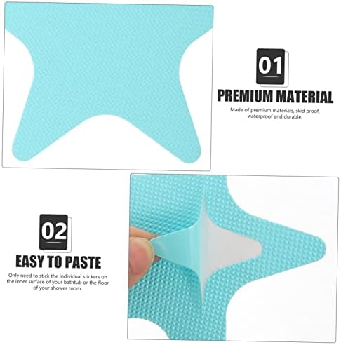 Ciieeo Non-Slip Bathtub Stickers 20pcs Easy Peel