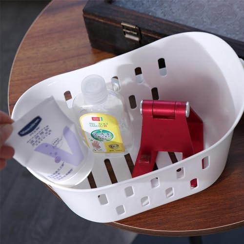 Plastic Hanging Storage Basket for Bathroom and Kitchen