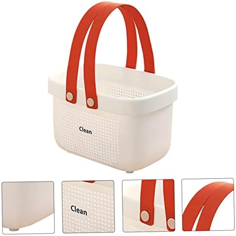 COSMEVIVI Hanging Shower Rustproof Storage Basket with Handle