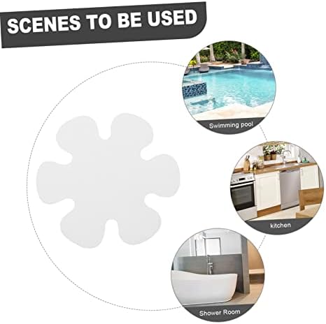 VOSAREA Flower-Shaped Non-Slip Floor Sticker for Bathroom