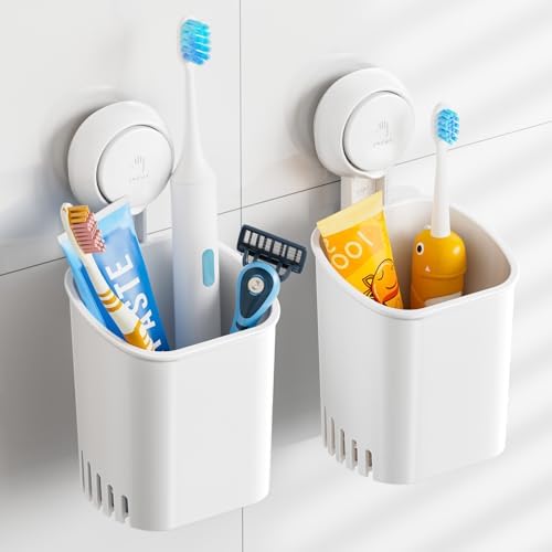 TAILI Suction Toothbrush Holder 2 Pack 1