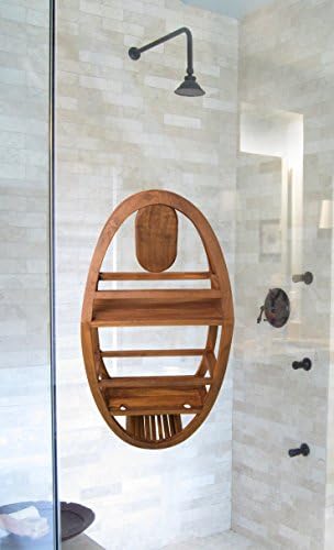AquaTeak Original Moa Teak Shower Suction Holder