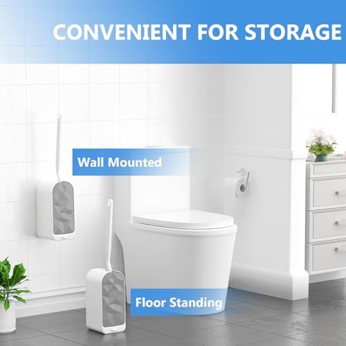 Cinola Toilet Brush and Wall Holder Set