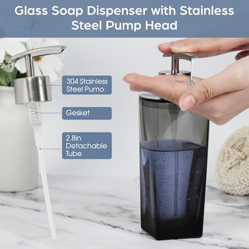 4PCS Clear Black Bathroom Accessories Set 1