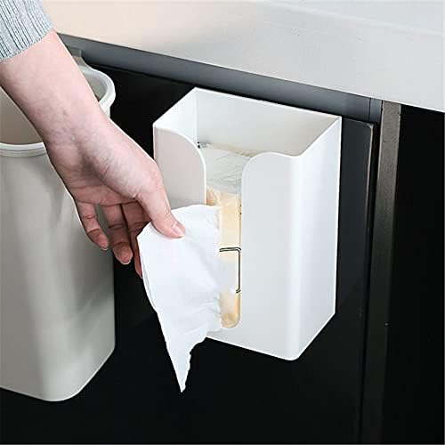 Stsmcl Tissue Box Wall Hanging Multi-Function Minimalist Storage Pink