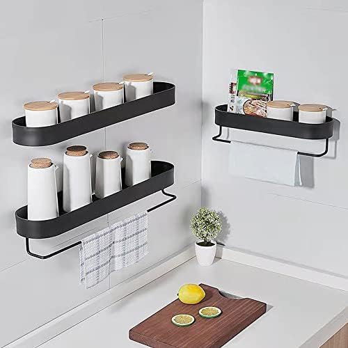 BAHELS Shower Caddy Black Wall Shelf