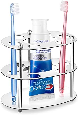 Nowyeh Stainless Steel Toothbrush Holder with 6 Slots 1