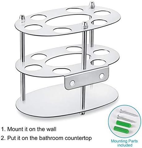 Nowyeh Stainless Steel Toothbrush Holder with 6 Slots 1