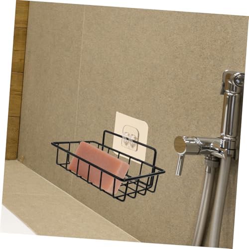SOPOTUTU Silver Metal Bathroom Soap Holder Rack