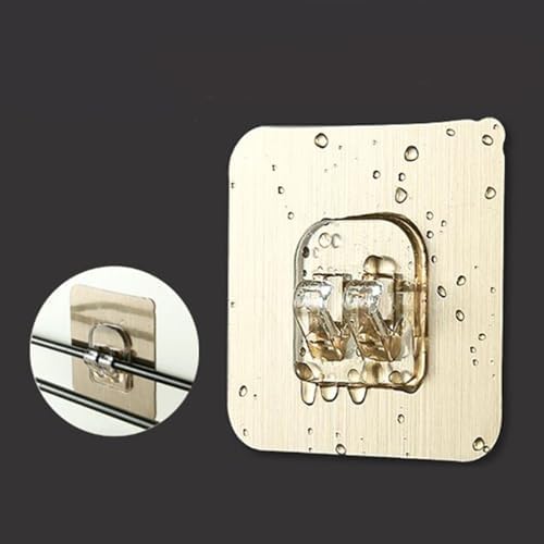 10 Pack No-Drill Shower Caddy Adhesive Hooks